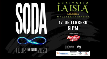  Soda Infinito “Homenaje a Música de Soda Stereo y Gustavo Cerati” en Mérida